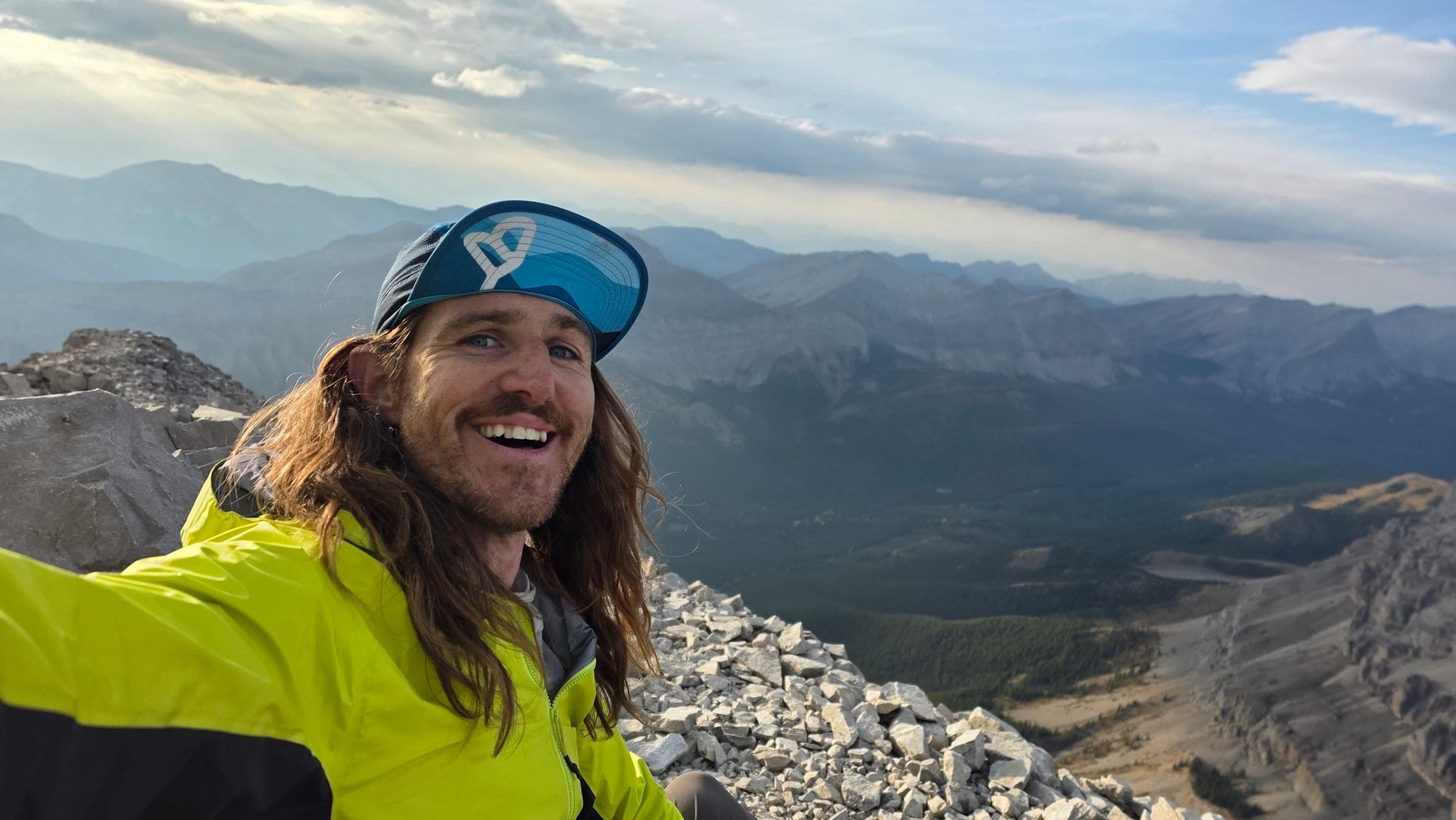Mountain terrain on the Crowsnest High Five route in Alberta